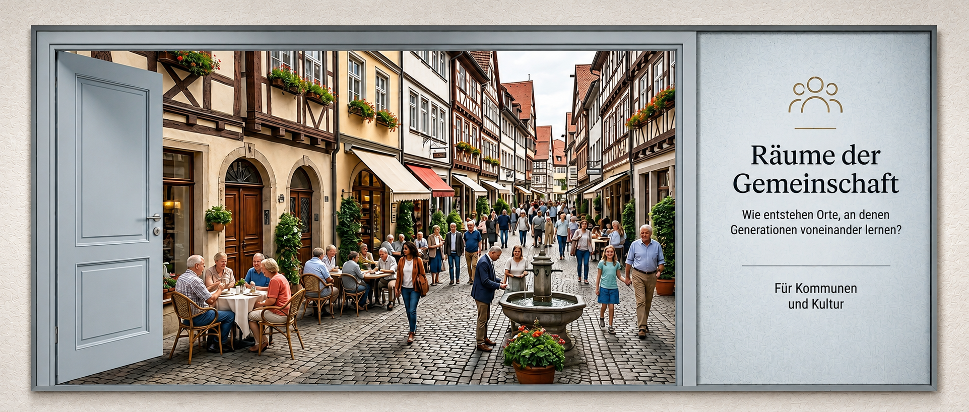 Räume der Gemeinschaft – Für Kommunen und Kultur